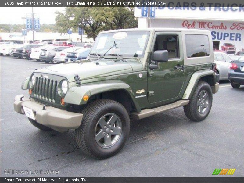 Jeep Green Metallic / Dark Slate Gray/Medium Slate Gray 2009 Jeep Wrangler Sahara 4x4