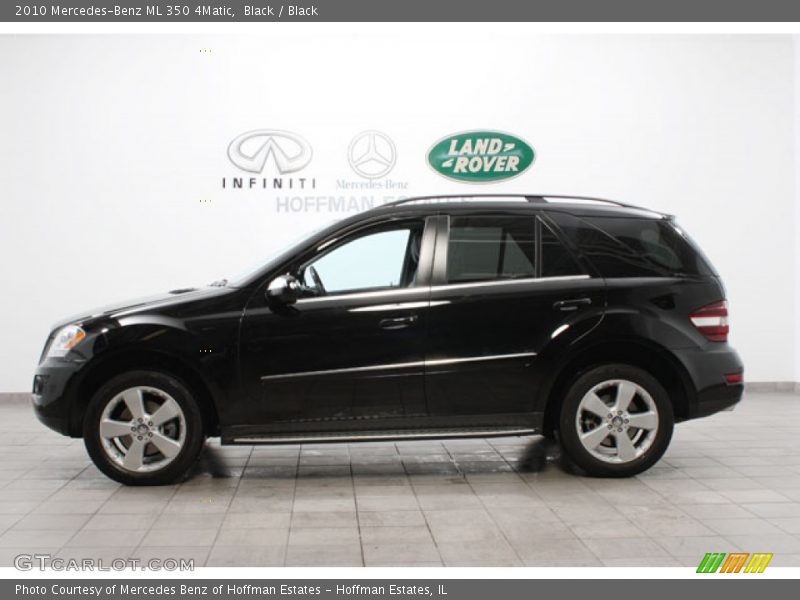 Black / Black 2010 Mercedes-Benz ML 350 4Matic