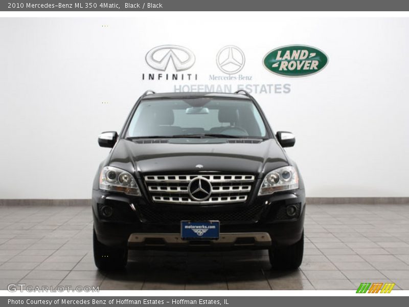 Black / Black 2010 Mercedes-Benz ML 350 4Matic