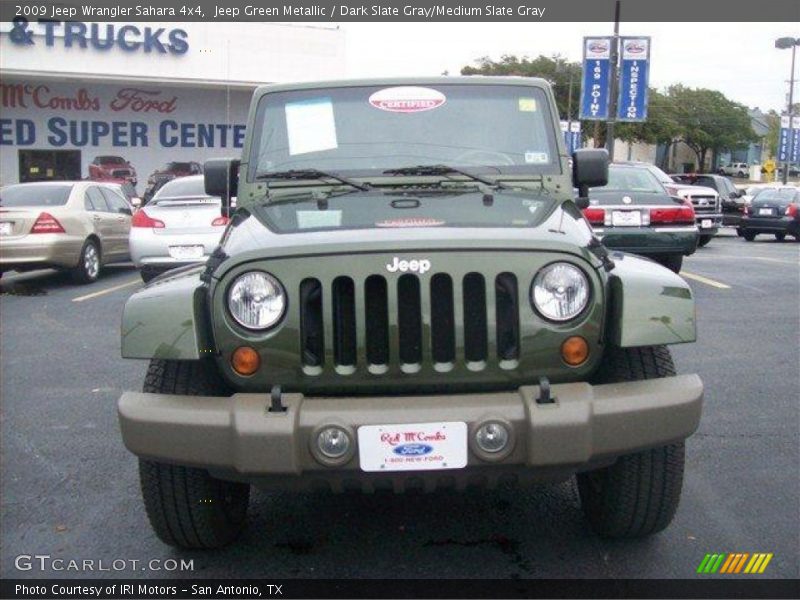 Jeep Green Metallic / Dark Slate Gray/Medium Slate Gray 2009 Jeep Wrangler Sahara 4x4