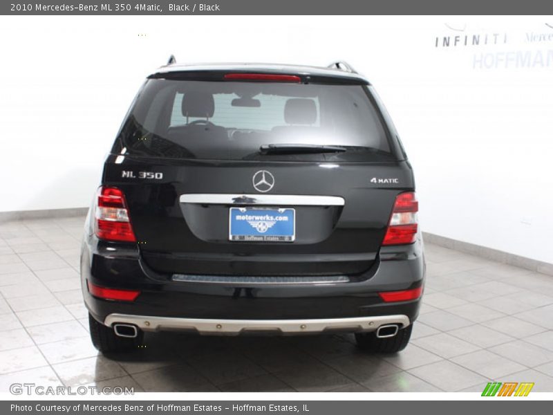Black / Black 2010 Mercedes-Benz ML 350 4Matic