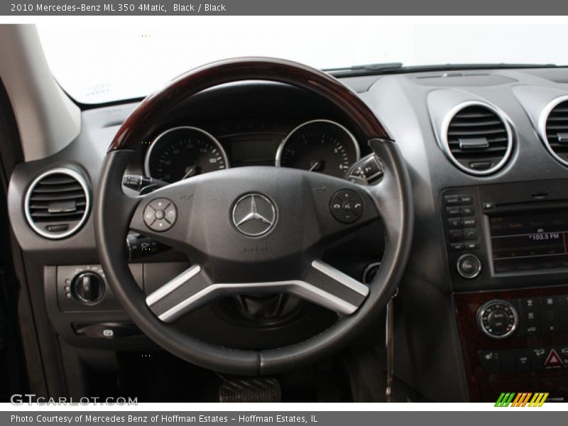 Black / Black 2010 Mercedes-Benz ML 350 4Matic