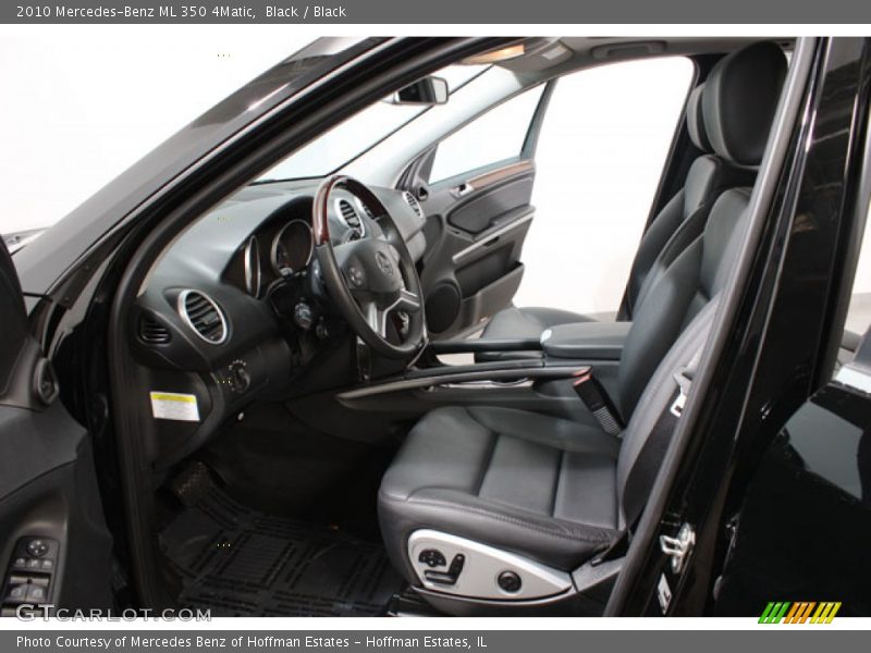 Black / Black 2010 Mercedes-Benz ML 350 4Matic