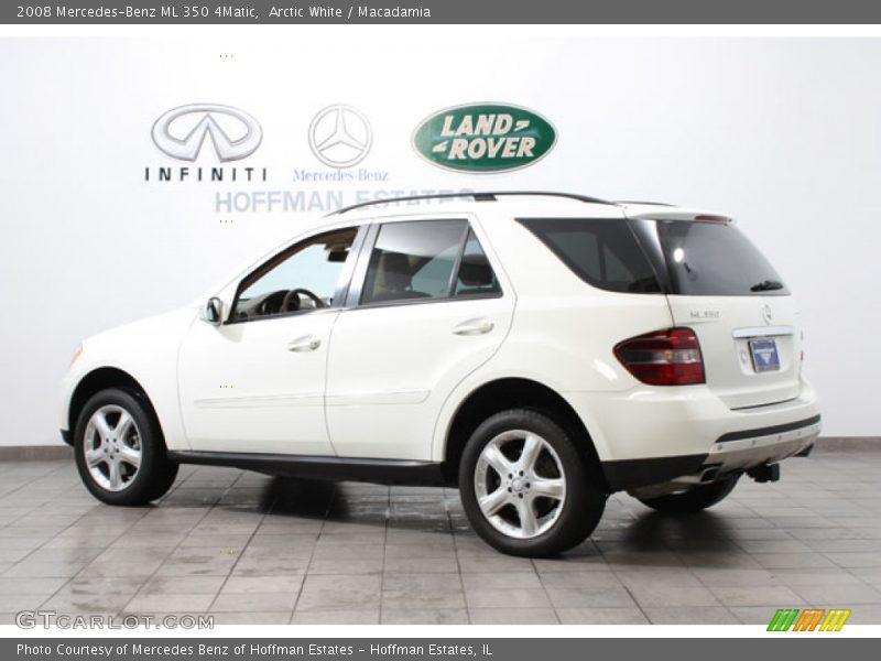 Arctic White / Macadamia 2008 Mercedes-Benz ML 350 4Matic