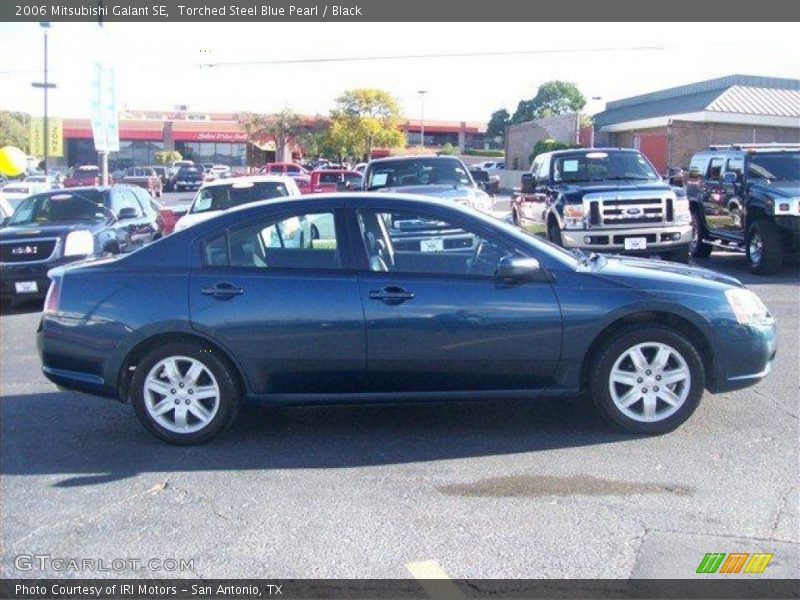 Torched Steel Blue Pearl / Black 2006 Mitsubishi Galant SE