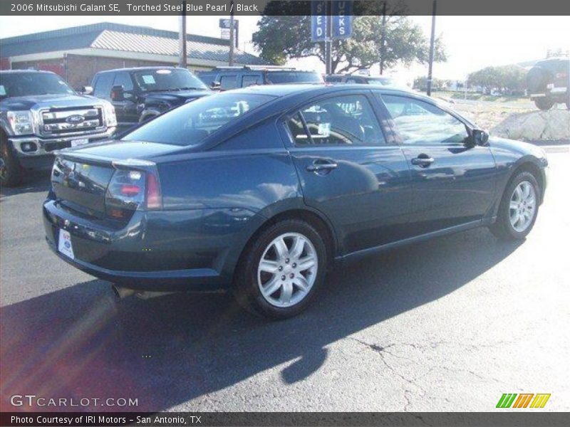 Torched Steel Blue Pearl / Black 2006 Mitsubishi Galant SE