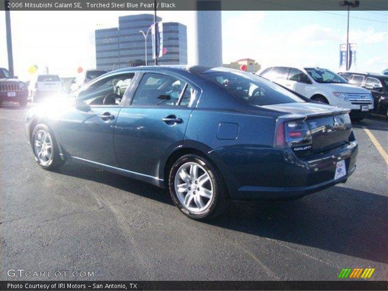 Torched Steel Blue Pearl / Black 2006 Mitsubishi Galant SE