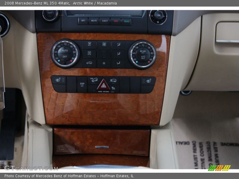 Arctic White / Macadamia 2008 Mercedes-Benz ML 350 4Matic