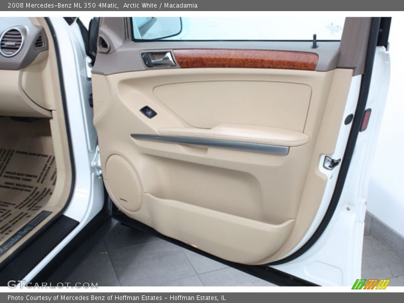 Arctic White / Macadamia 2008 Mercedes-Benz ML 350 4Matic