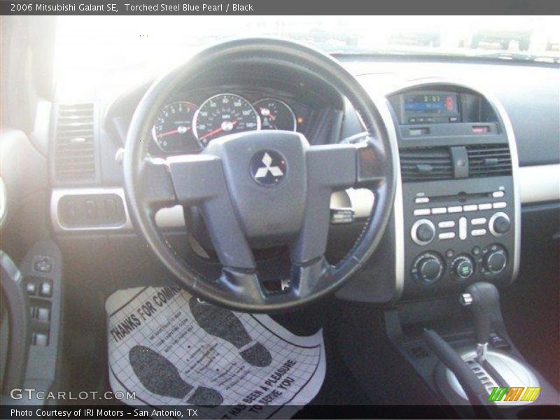 Torched Steel Blue Pearl / Black 2006 Mitsubishi Galant SE