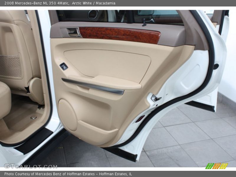 Arctic White / Macadamia 2008 Mercedes-Benz ML 350 4Matic