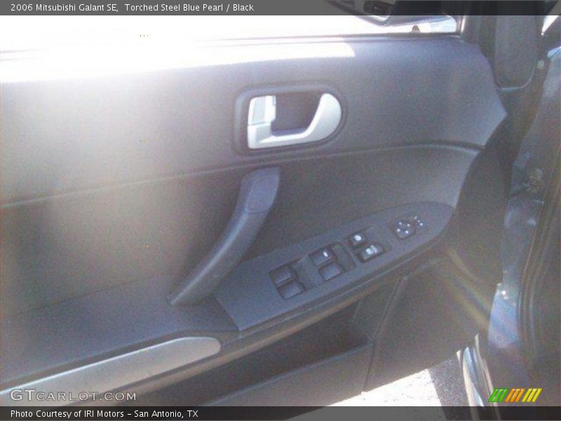 Torched Steel Blue Pearl / Black 2006 Mitsubishi Galant SE