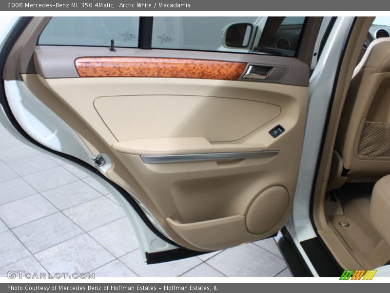 Arctic White / Macadamia 2008 Mercedes-Benz ML 350 4Matic