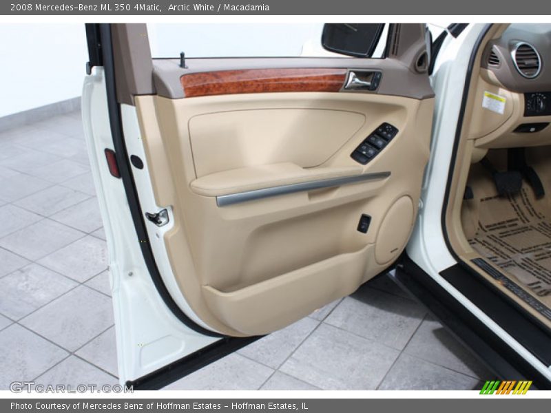 Arctic White / Macadamia 2008 Mercedes-Benz ML 350 4Matic