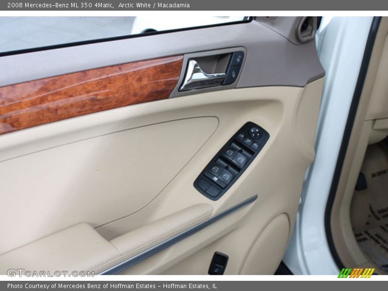 Arctic White / Macadamia 2008 Mercedes-Benz ML 350 4Matic