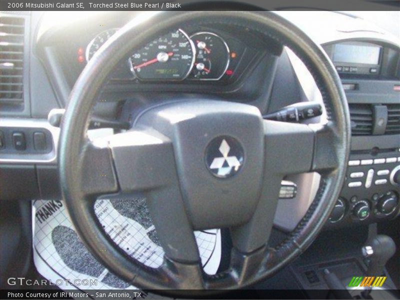 Torched Steel Blue Pearl / Black 2006 Mitsubishi Galant SE