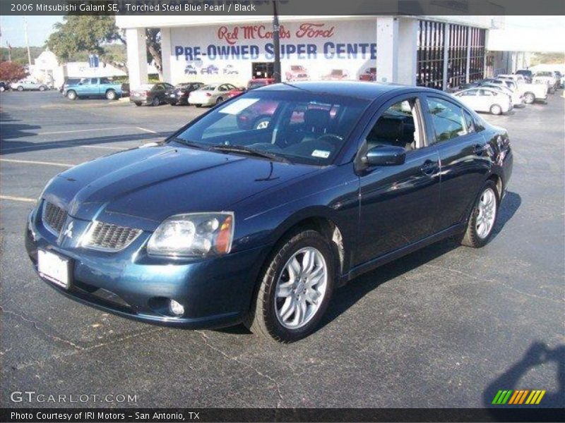 Torched Steel Blue Pearl / Black 2006 Mitsubishi Galant SE