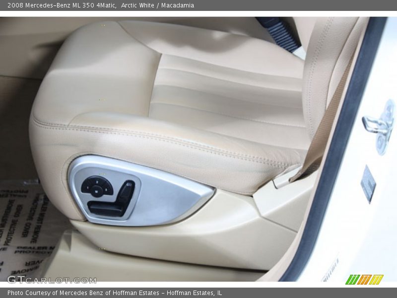 Arctic White / Macadamia 2008 Mercedes-Benz ML 350 4Matic