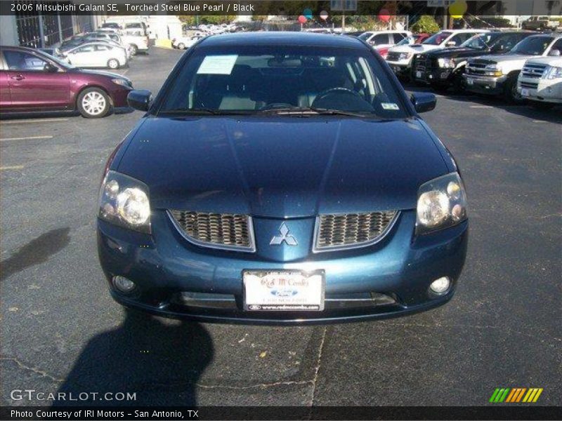 Torched Steel Blue Pearl / Black 2006 Mitsubishi Galant SE