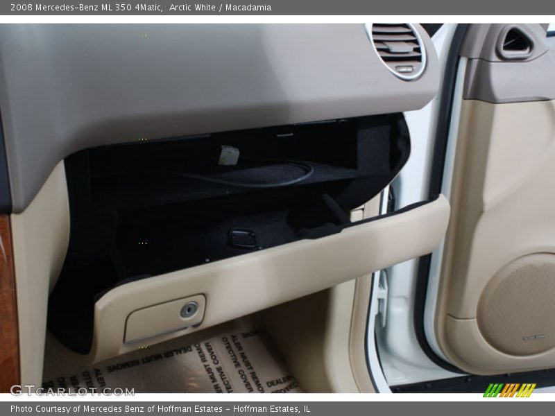 Arctic White / Macadamia 2008 Mercedes-Benz ML 350 4Matic