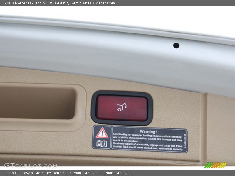 Arctic White / Macadamia 2008 Mercedes-Benz ML 350 4Matic