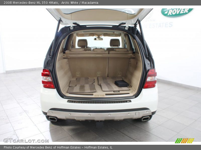 Arctic White / Macadamia 2008 Mercedes-Benz ML 350 4Matic