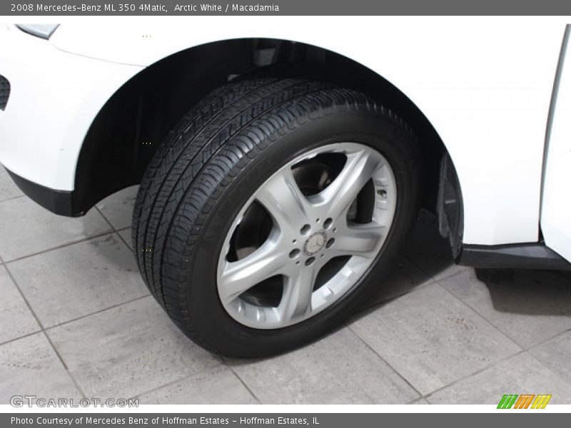Arctic White / Macadamia 2008 Mercedes-Benz ML 350 4Matic