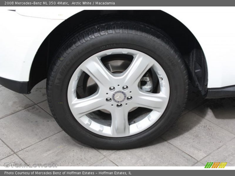 Arctic White / Macadamia 2008 Mercedes-Benz ML 350 4Matic