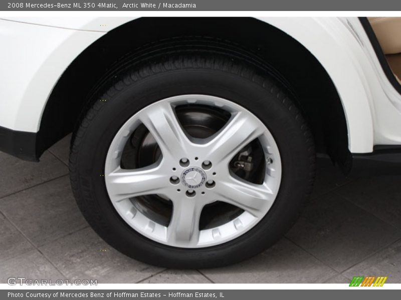 Arctic White / Macadamia 2008 Mercedes-Benz ML 350 4Matic