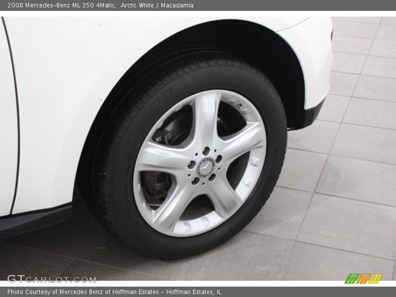 Arctic White / Macadamia 2008 Mercedes-Benz ML 350 4Matic