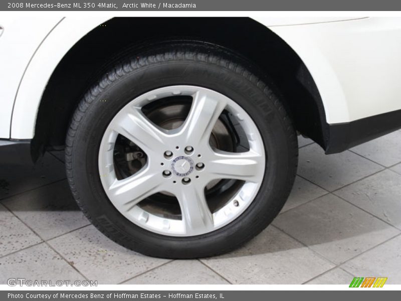Arctic White / Macadamia 2008 Mercedes-Benz ML 350 4Matic