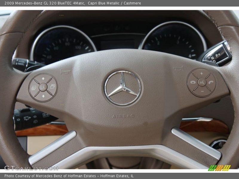 Capri Blue Metallic / Cashmere 2009 Mercedes-Benz GL 320 BlueTEC 4Matic