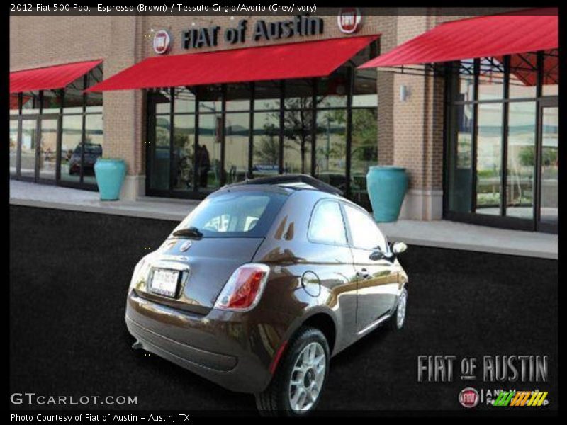 Espresso (Brown) / Tessuto Grigio/Avorio (Grey/Ivory) 2012 Fiat 500 Pop
