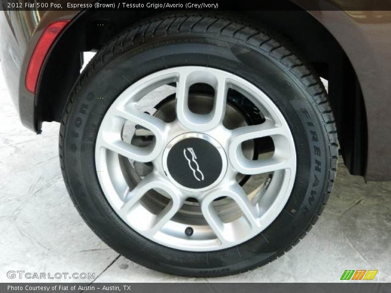 Espresso (Brown) / Tessuto Grigio/Avorio (Grey/Ivory) 2012 Fiat 500 Pop