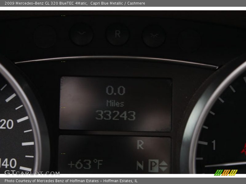 Capri Blue Metallic / Cashmere 2009 Mercedes-Benz GL 320 BlueTEC 4Matic