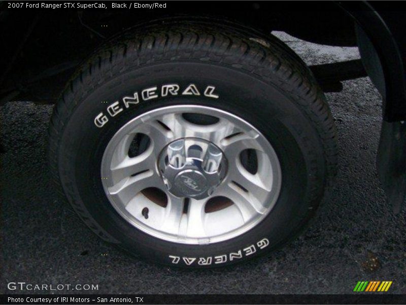 Black / Ebony/Red 2007 Ford Ranger STX SuperCab