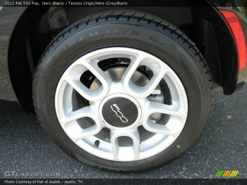 Nero (Black) / Tessuto Grigio/Nero (Grey/Black) 2012 Fiat 500 Pop