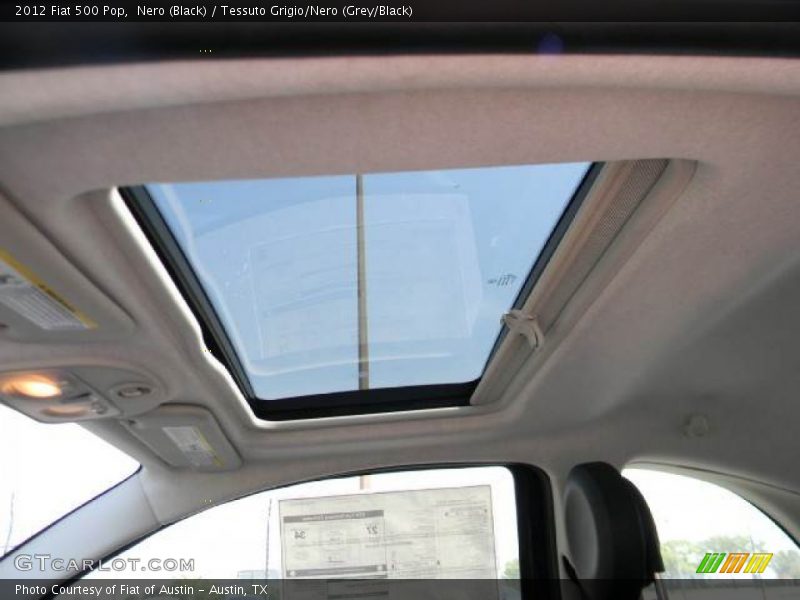 Nero (Black) / Tessuto Grigio/Nero (Grey/Black) 2012 Fiat 500 Pop