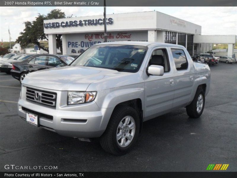 Billet Silver Metallic / Gray 2007 Honda Ridgeline RTS