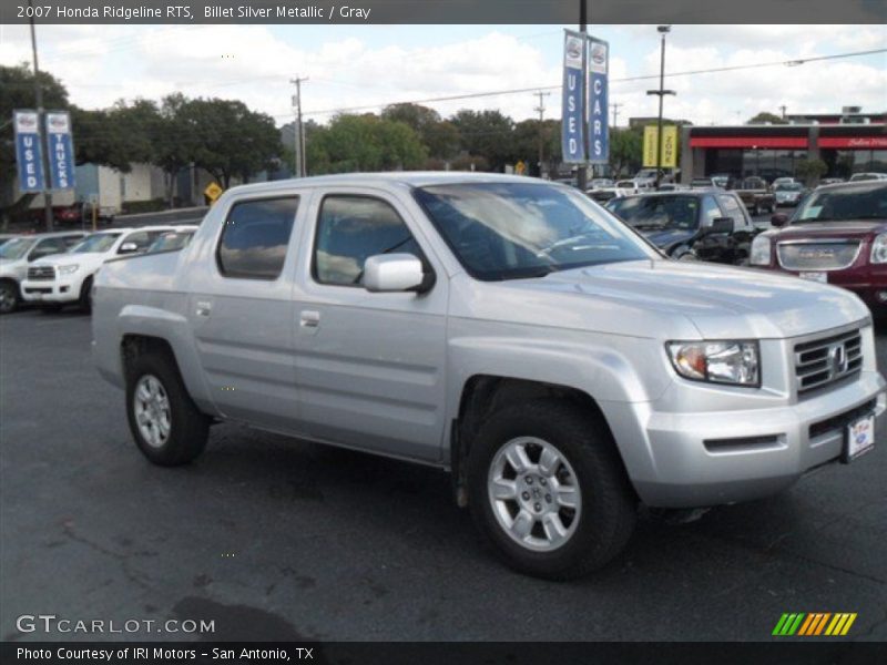 Billet Silver Metallic / Gray 2007 Honda Ridgeline RTS