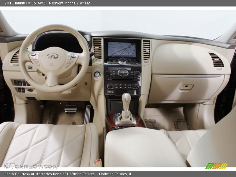 Dashboard of 2011 FX 35 AWD