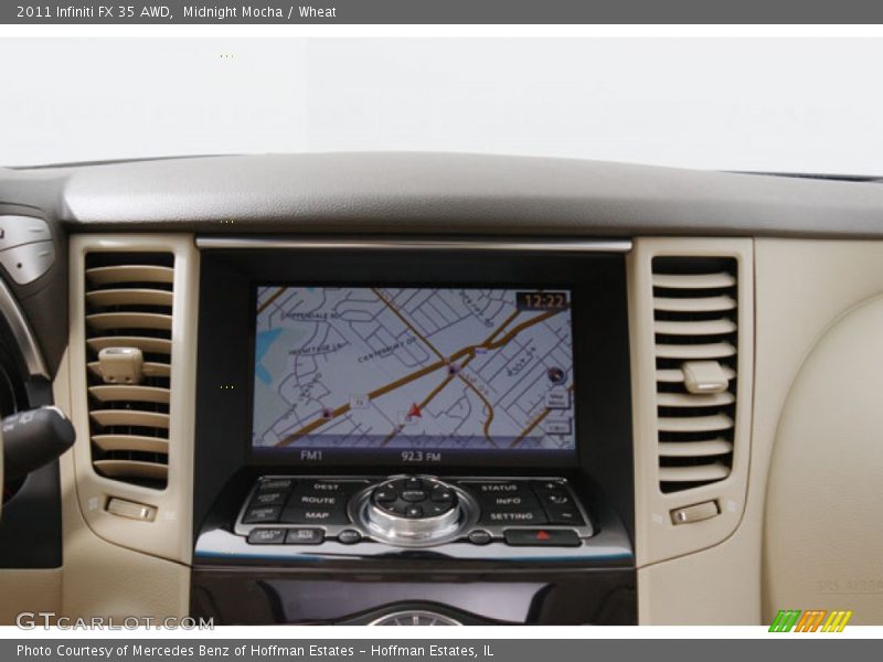 Navigation of 2011 FX 35 AWD