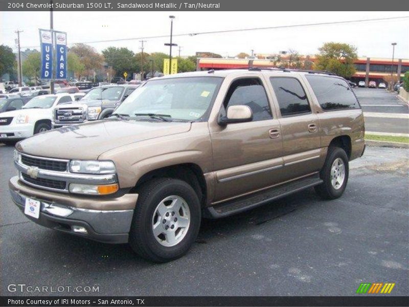 Sandalwood Metallic / Tan/Neutral 2004 Chevrolet Suburban 1500 LT