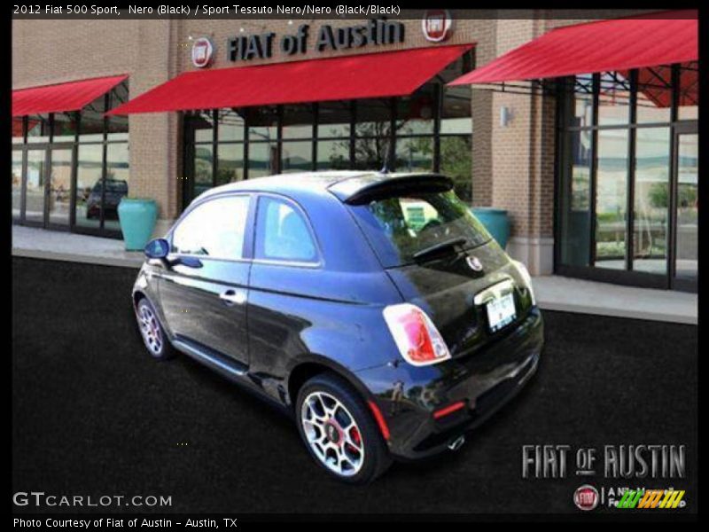 Nero (Black) / Sport Tessuto Nero/Nero (Black/Black) 2012 Fiat 500 Sport