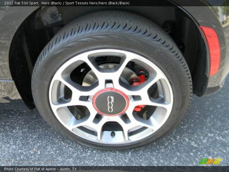 Nero (Black) / Sport Tessuto Nero/Nero (Black/Black) 2012 Fiat 500 Sport