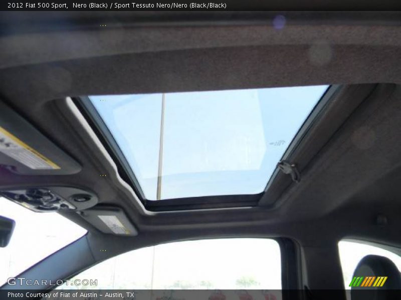 Nero (Black) / Sport Tessuto Nero/Nero (Black/Black) 2012 Fiat 500 Sport