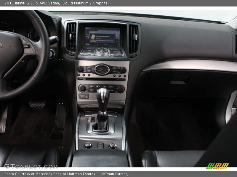 Liquid Platinum / Graphite 2011 Infiniti G 25 x AWD Sedan