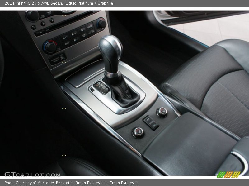 Liquid Platinum / Graphite 2011 Infiniti G 25 x AWD Sedan