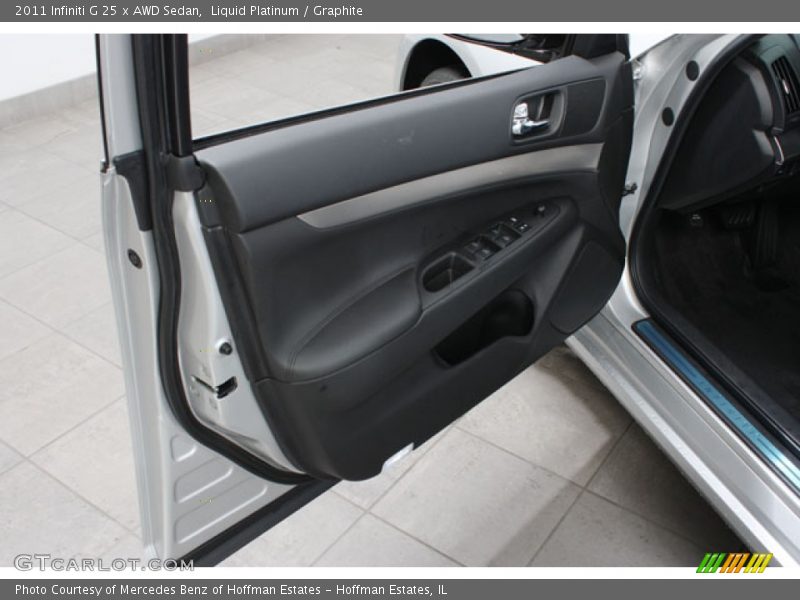 Liquid Platinum / Graphite 2011 Infiniti G 25 x AWD Sedan