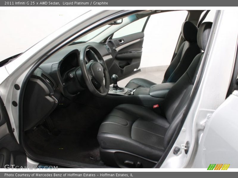 Liquid Platinum / Graphite 2011 Infiniti G 25 x AWD Sedan